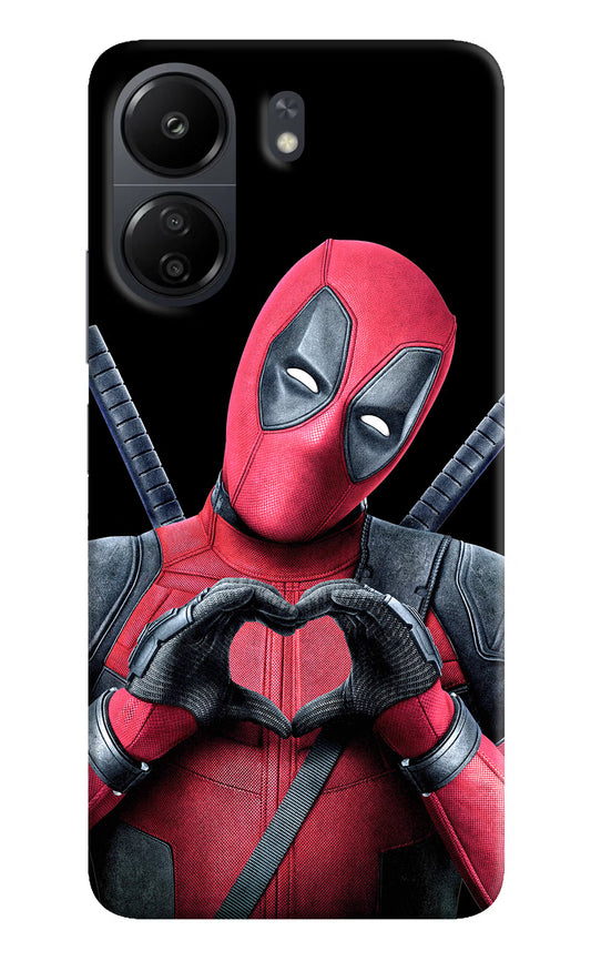 Deadpool Poco C65 Hard Case Back Cover by Casekaro