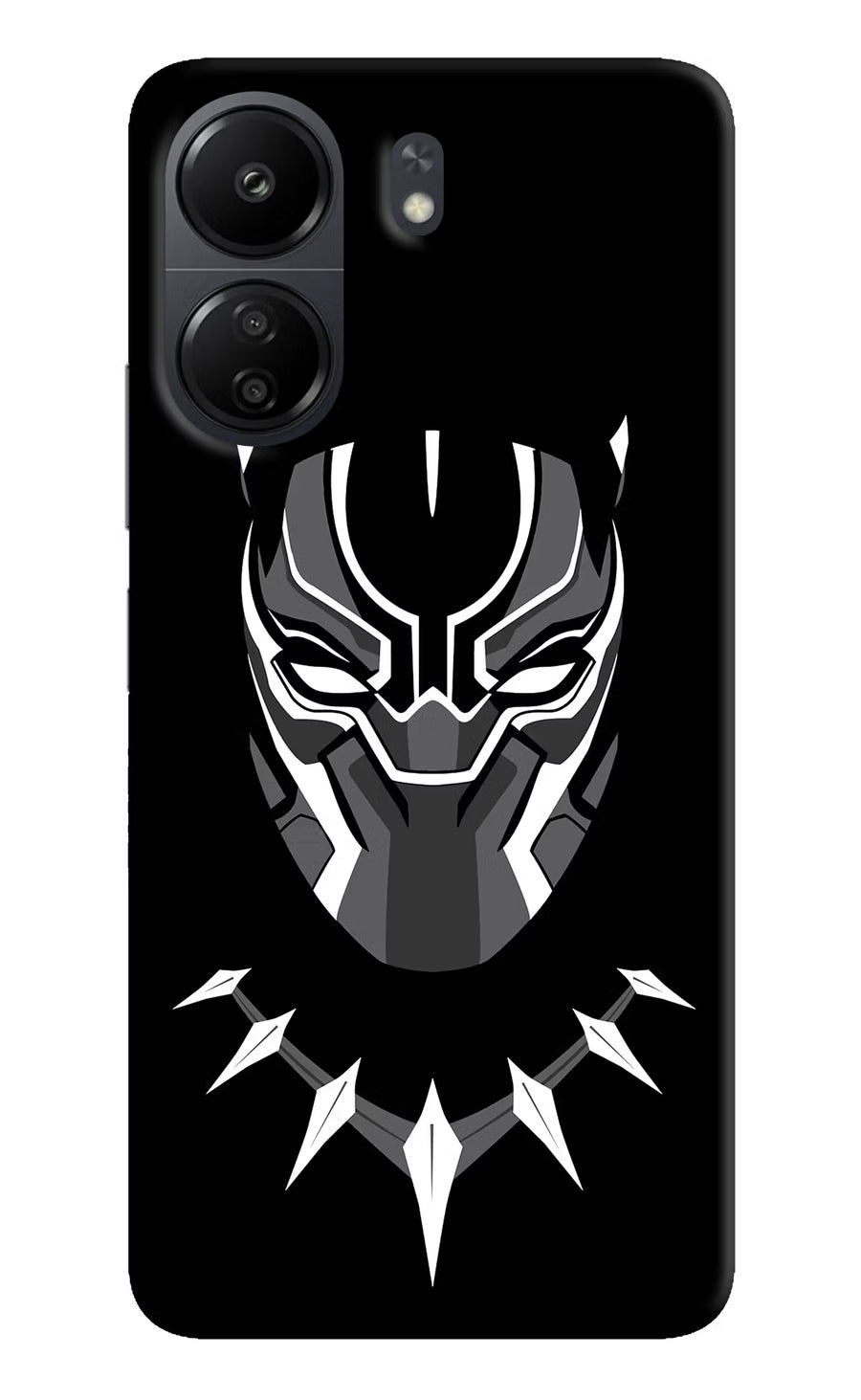 Black Panther Poco C65 Back Cover, Hard case