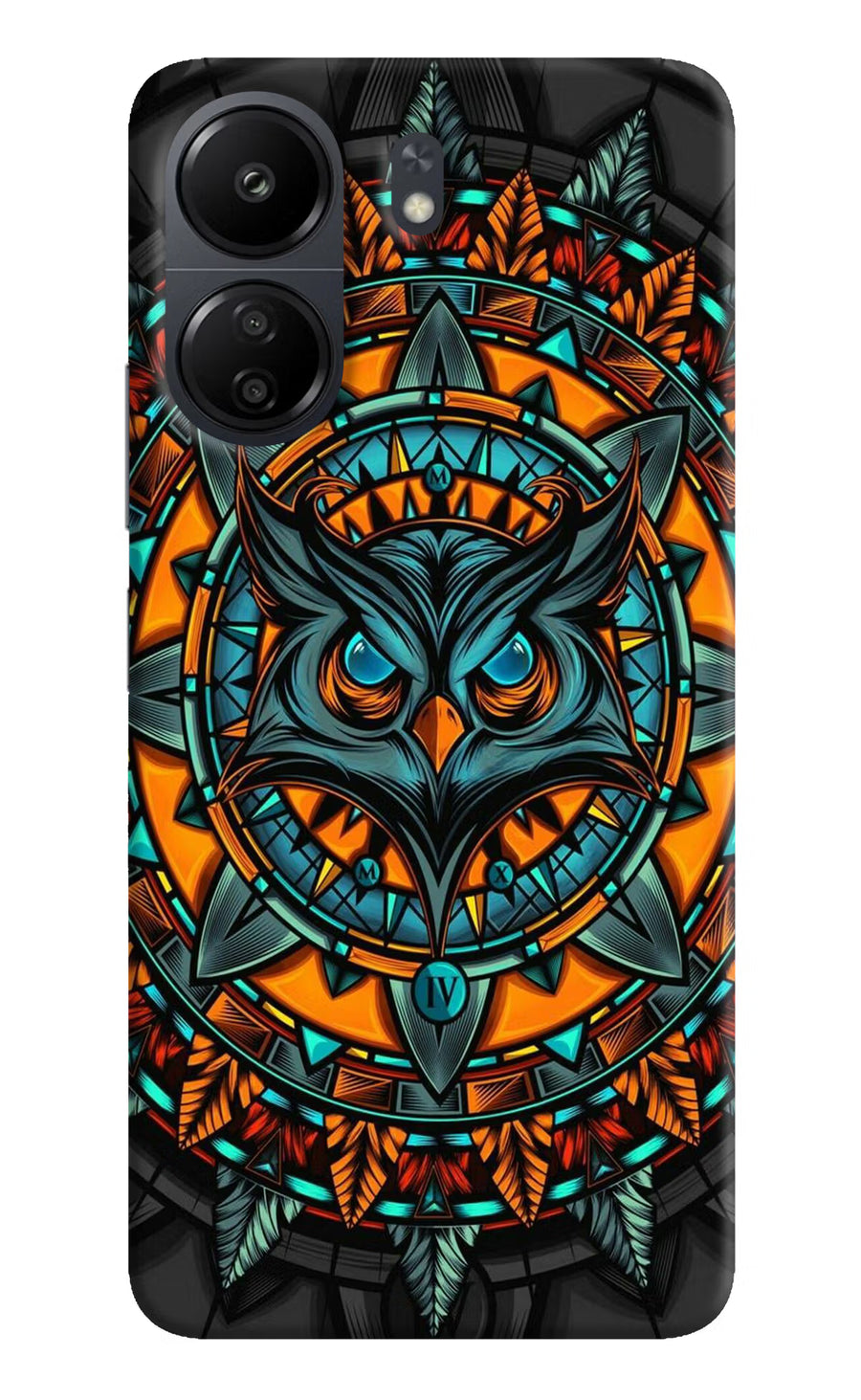 Angry Owl Art Poco C65 Back Cover, Hard case