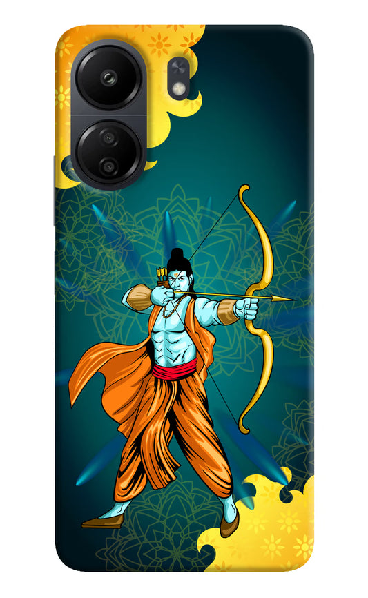 Lord Ram - 6 Poco C65 Hard Case Back Cover by Casekaro