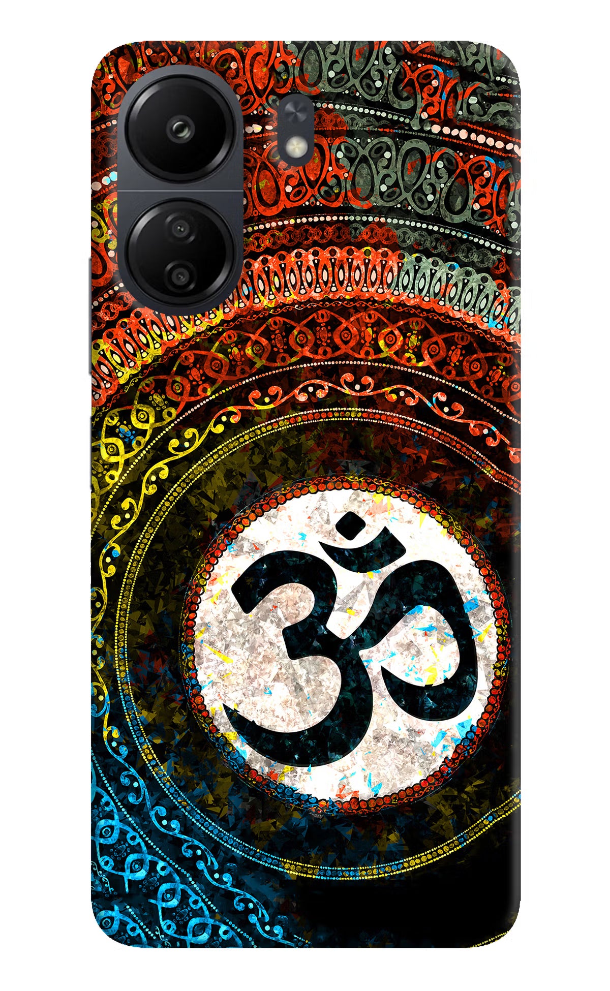 Om Cultural Poco C65 Hard Case Back Cover by Casekaro