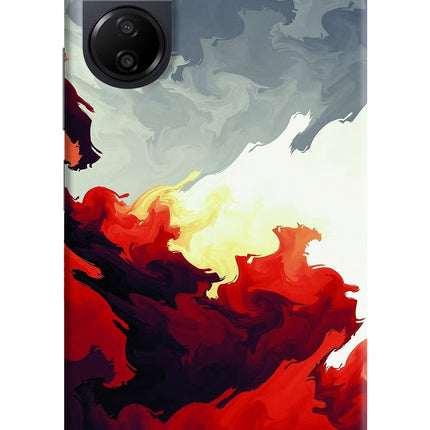 Fire Cloud Poco C65 Hard Case Back Cover by Casekaro