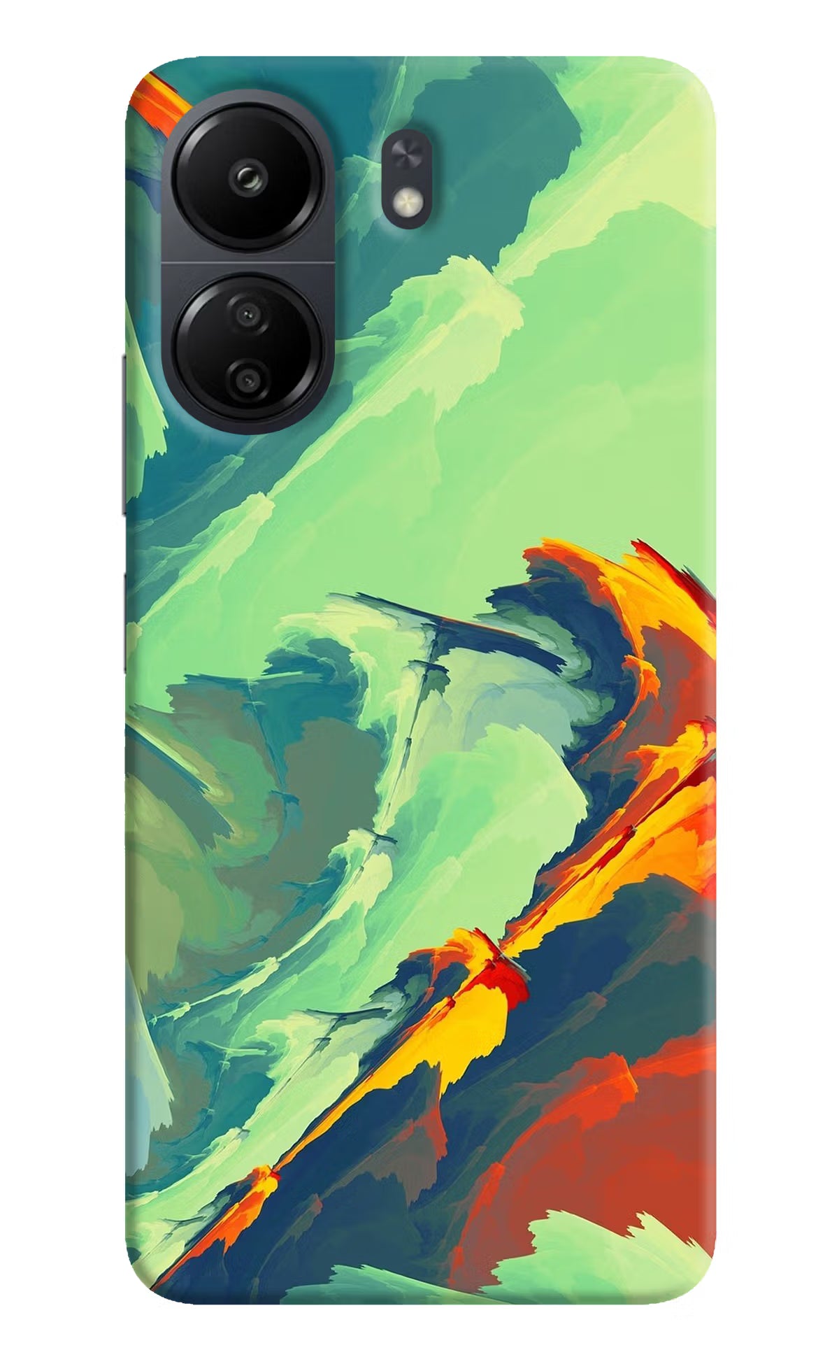Paint Art Poco C65 Hard Case Back Cover by Casekaro