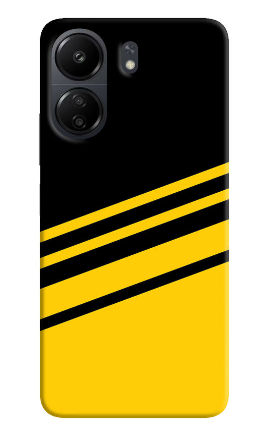 Yellow Shades Poco C65 Hard Case Back Cover by Casekaro