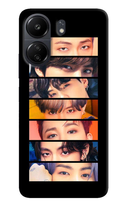 BTS Eyes Poco C65 Hard Case Back Cover by Casekaro