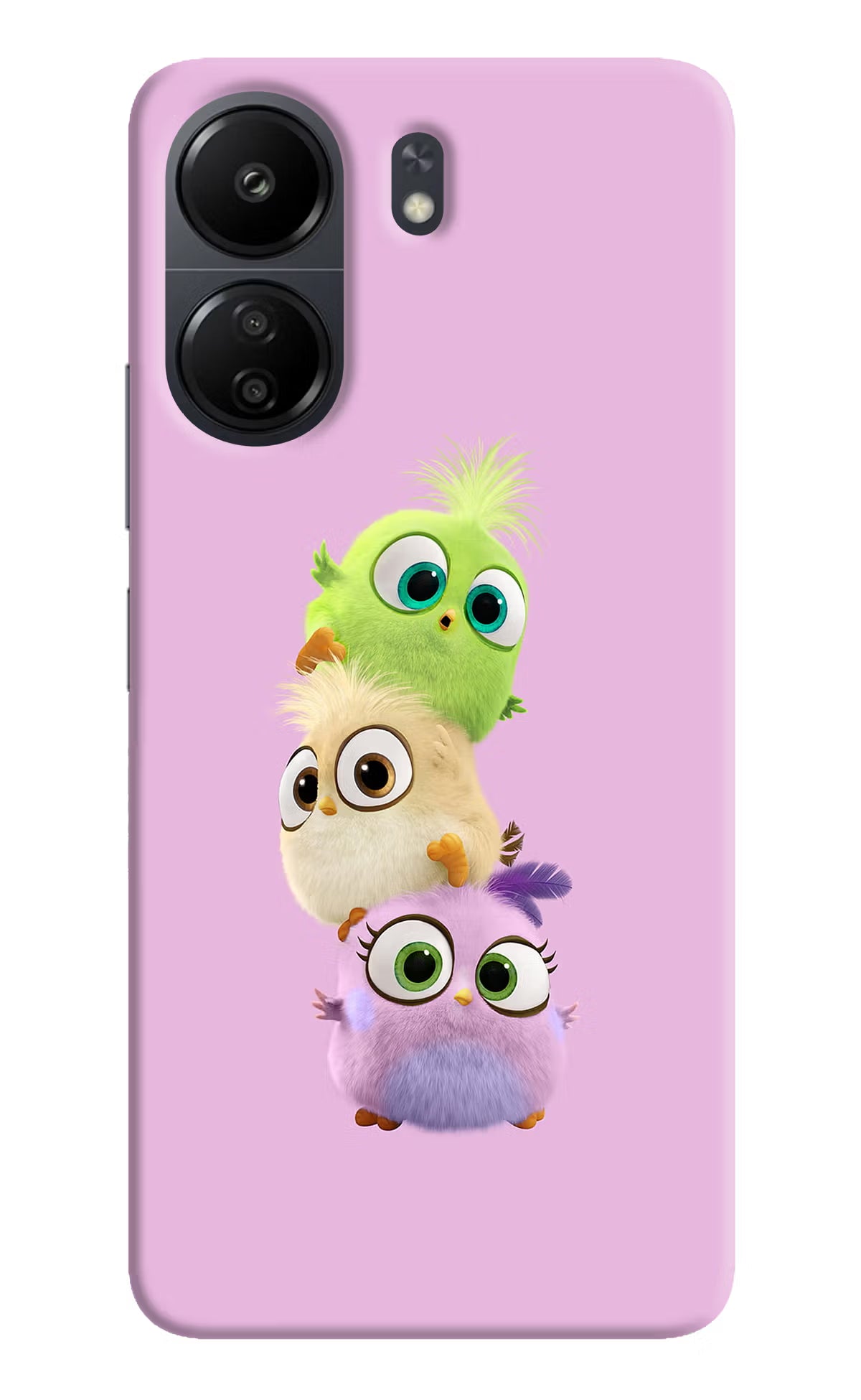 Cute Little Birds Poco C65 Hard Case Back Cover by Casekaro