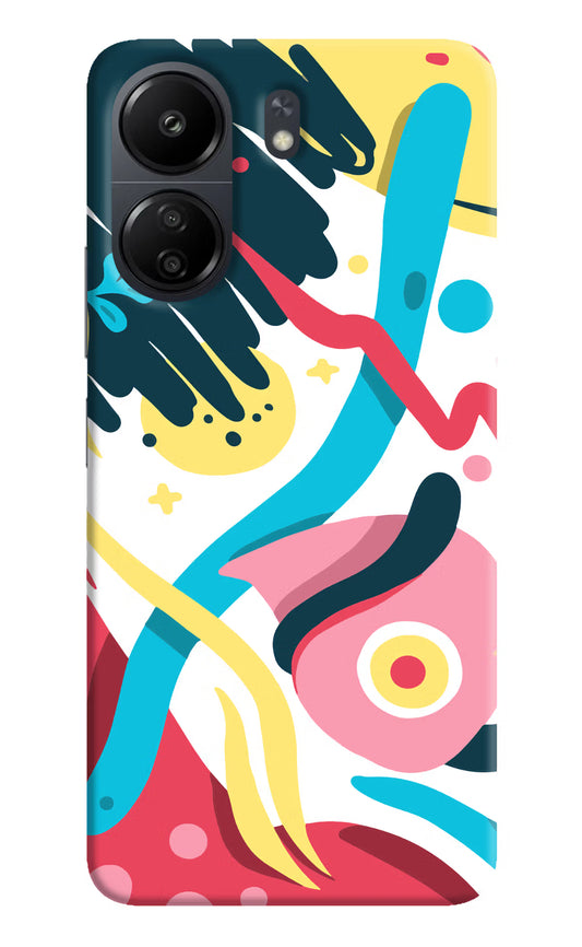 Trippy Poco C65 Hard Case Back Cover by Casekaro