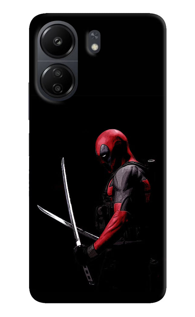 Deadpool Poco C65 Hard Case Back Cover by Casekaro