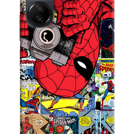 Spider Man Poco C65 Hard Case Back Cover by Casekaro