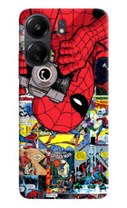 Spider Man Poco C65 Hard Case Back Cover by Casekaro