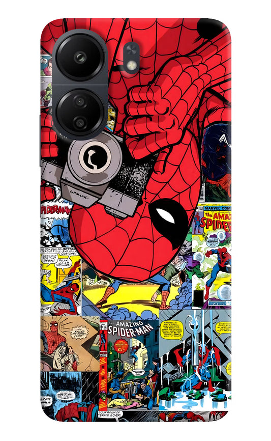 Spider Man Poco C65 Hard Case Back Cover by Casekaro