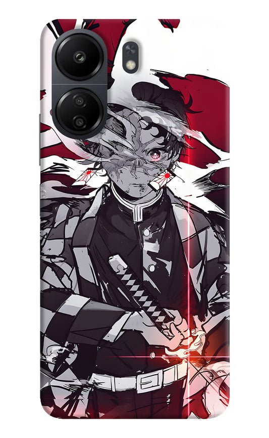 Demon Slayer Poco C65 Hard Case Back Cover by Casekaro