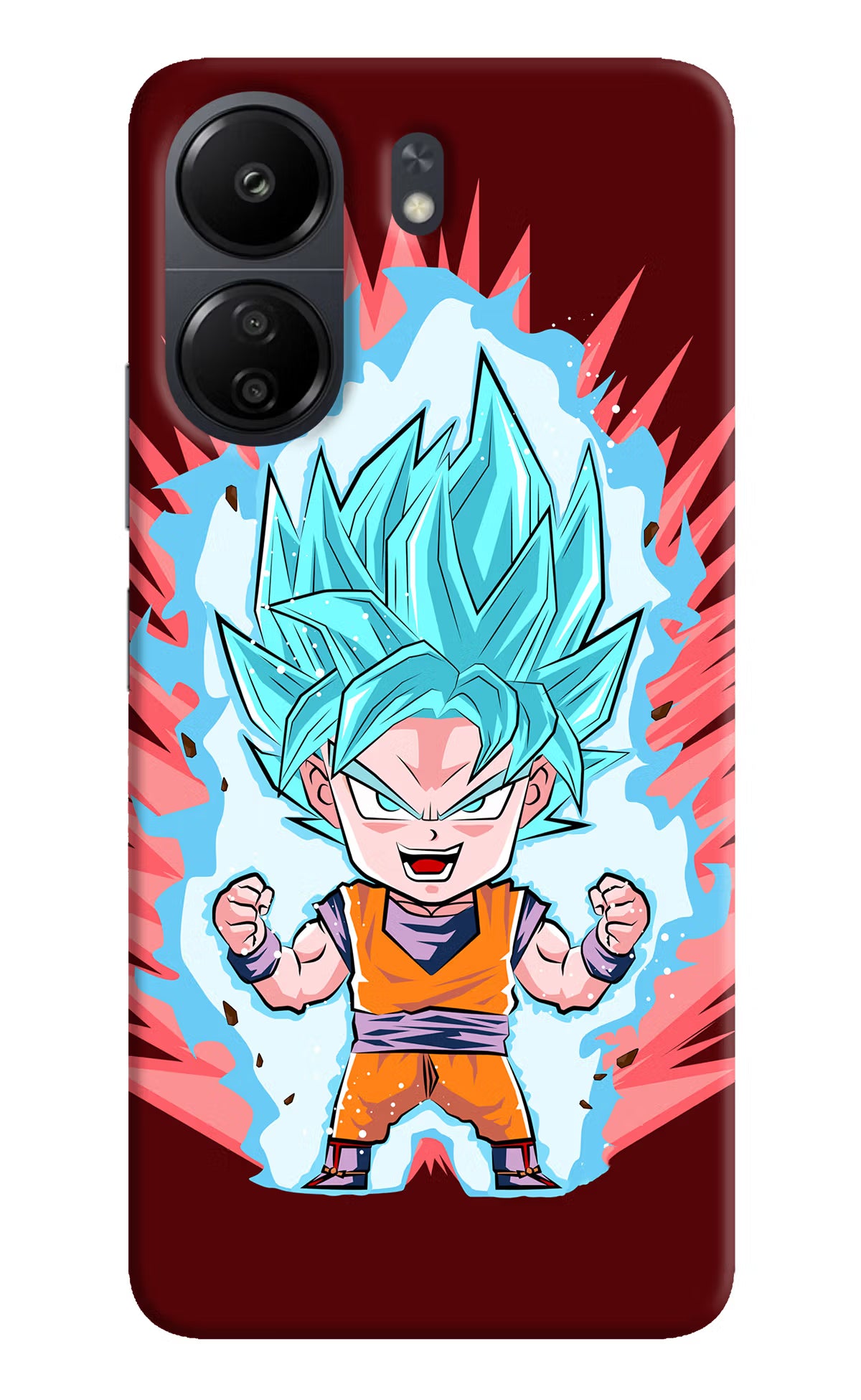 Goku Little Poco C65 Hard Case Back Cover by Casekaro
