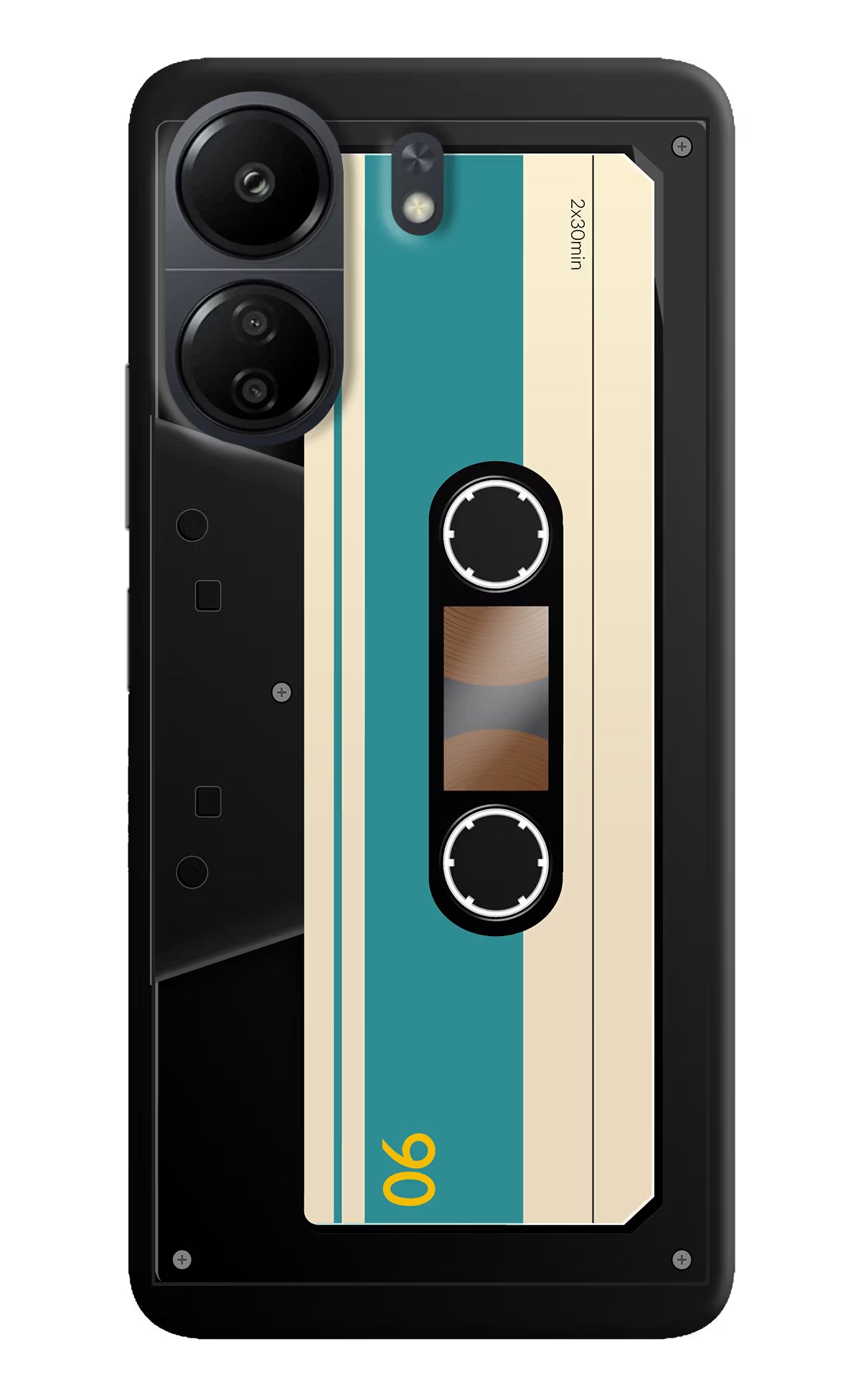 Cassette Poco C65 Hard Case Back Cover by Casekaro