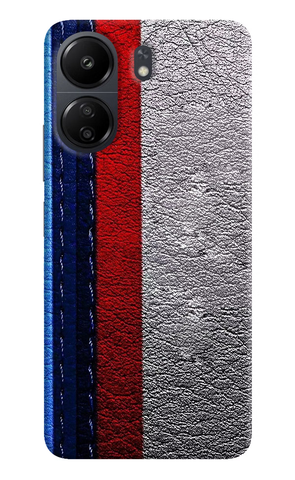 BMW Stripes Poco C65 Hard Case Back Cover by Casekaro