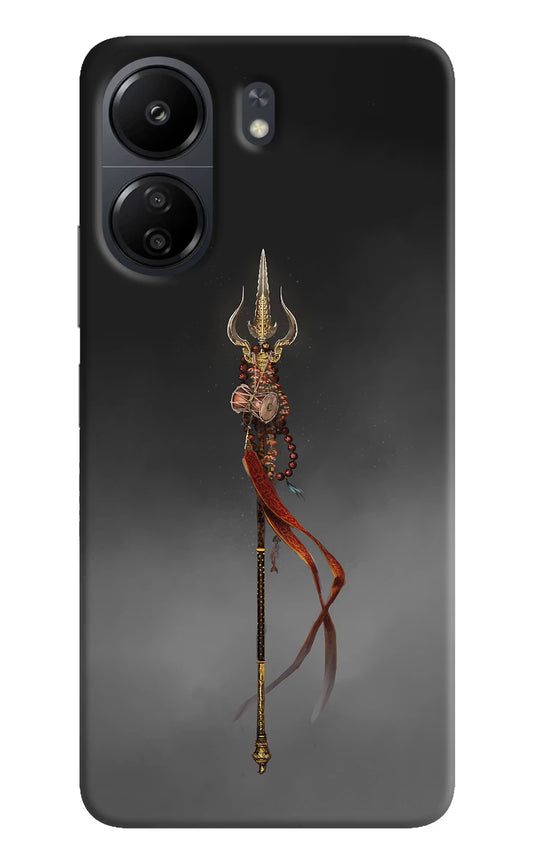 Shiv Trishul Poco C65 Hard Case Back Cover by Casekaro