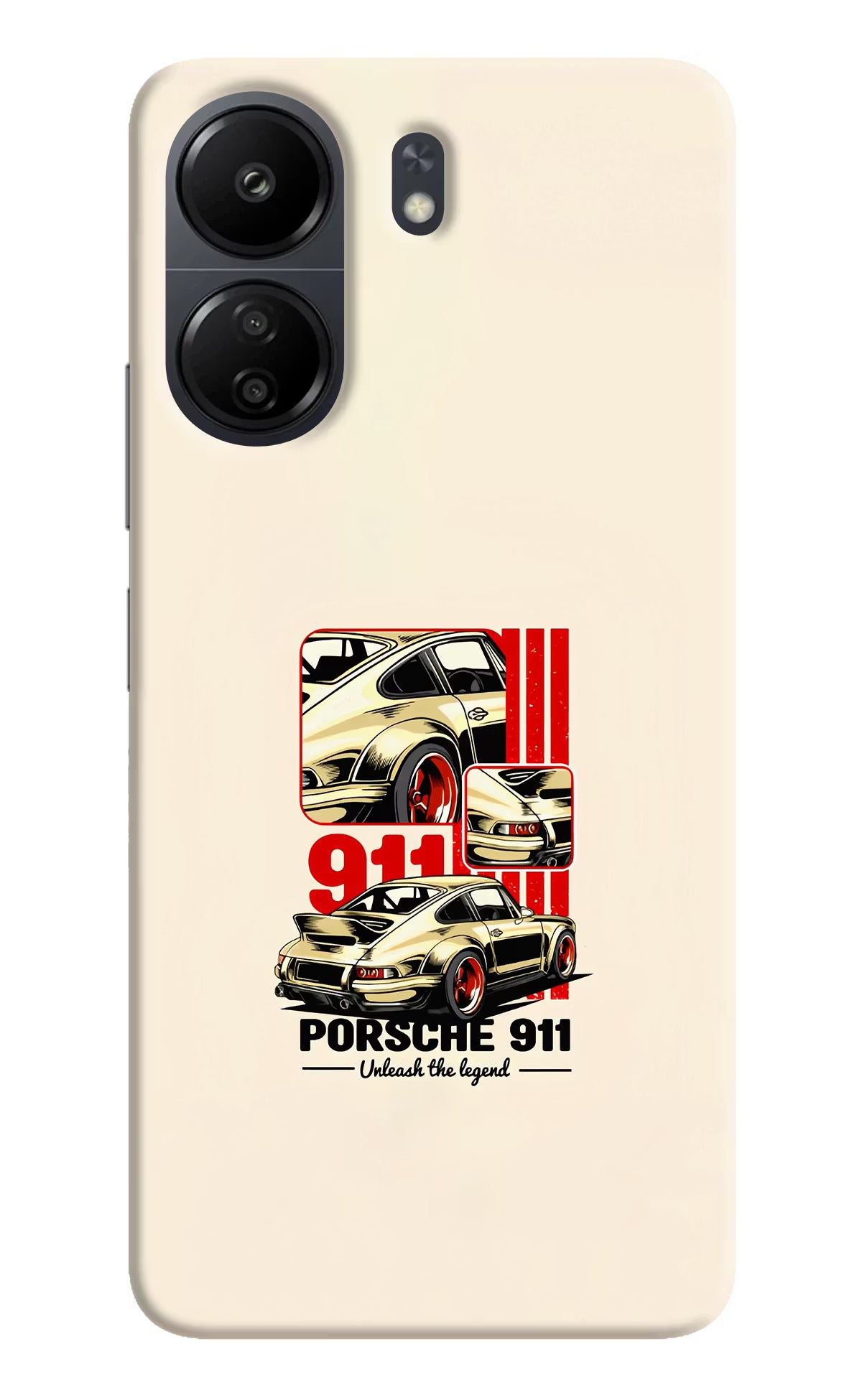 Classic Porsche 911 Poco C65 Hard Case Back Cover by Casekaro