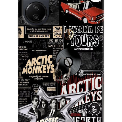 Arctic Monkeys Poco C65 Hard Case Back Cover by Casekaro