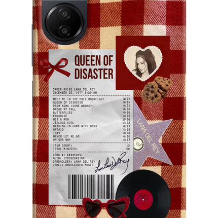 Queen of Disaster Poco C65 Hard Case Back Cover by Casekaro