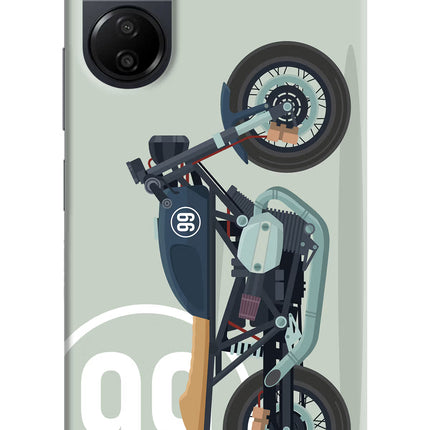 Classic Cafe Racer 99 Poco C65 Hard Case Back Cover by Casekaro