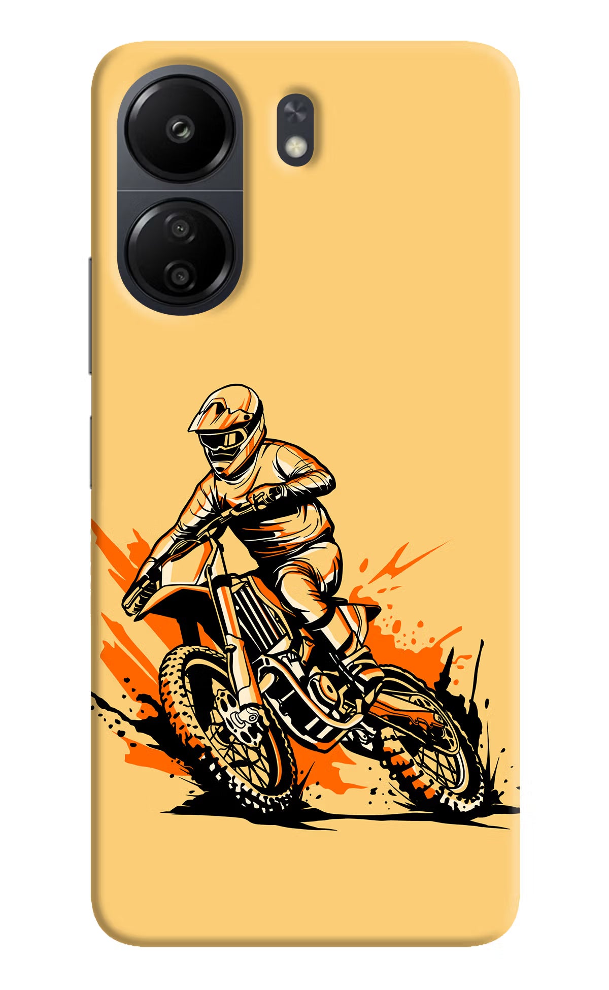 Off-Road Fury Poco C65 Hard Case Back Cover by Casekaro