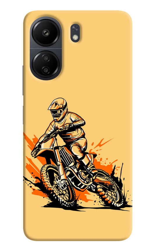 Off-Road Fury Poco C65 Hard Case Back Cover by Casekaro