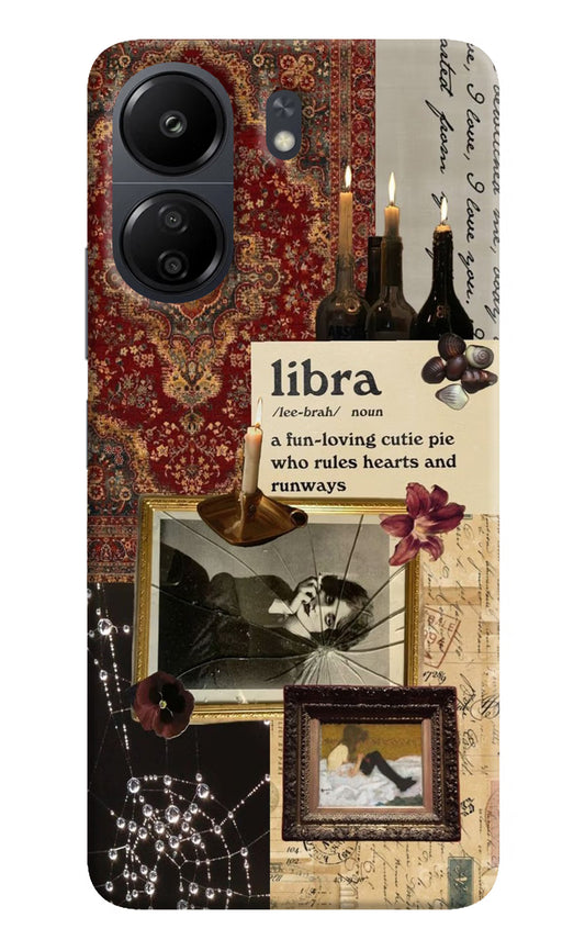 Libra Zodiac Poco C65 Hard Case Back Cover by Casekaro