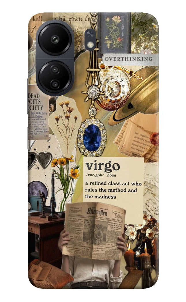 Virgo Zodiac Poco C65 Hard Case Back Cover by Casekaro