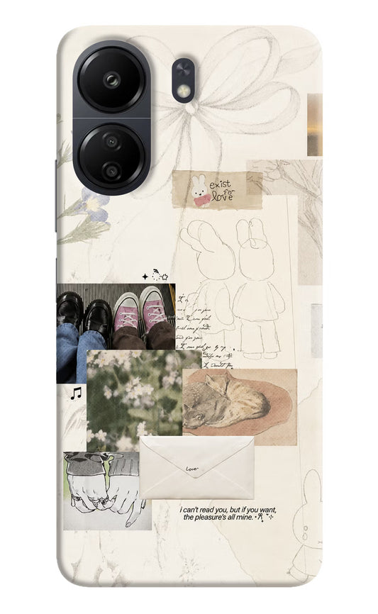 Soft Aesthetic Poco C65 Back Cover