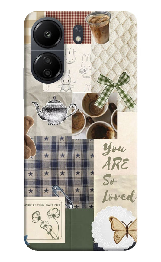 Cookie Poco C65 Hard Case Back Cover by Casekaro