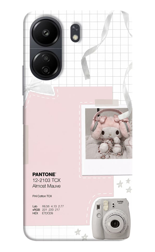 Pantone Asthetic Poco C65 Hard Case Back Cover by Casekaro