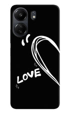Love Line Poco C65 Hard Case Back Cover by Casekaro