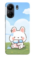 Bunny Treat Poco C65 Hard Case Back Cover by Casekaro