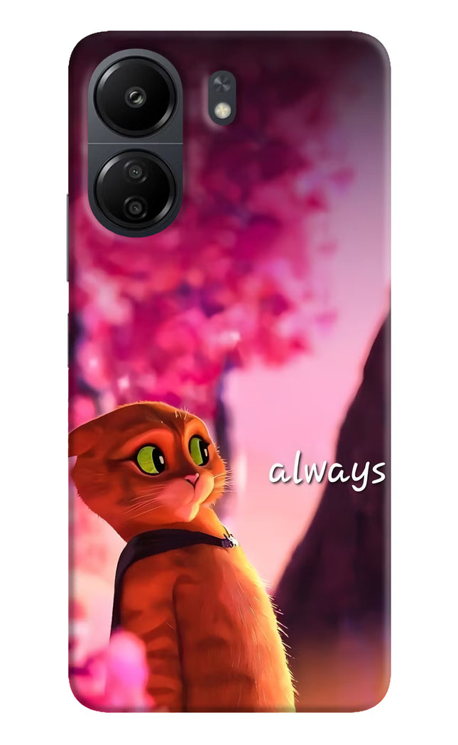 Always Cat Poco C65 Hard Case Back Cover by Casekaro