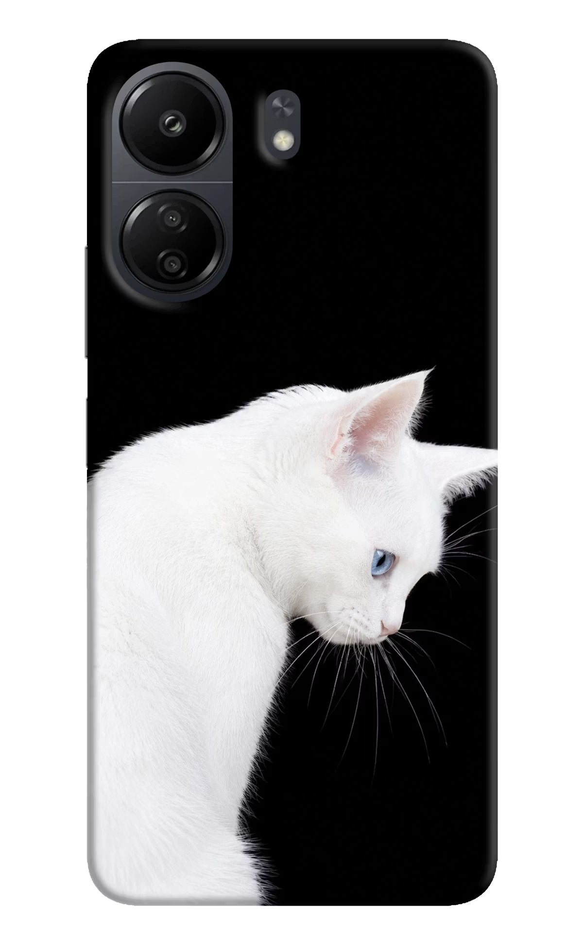 Snow Gaze Poco C65 Back Cover