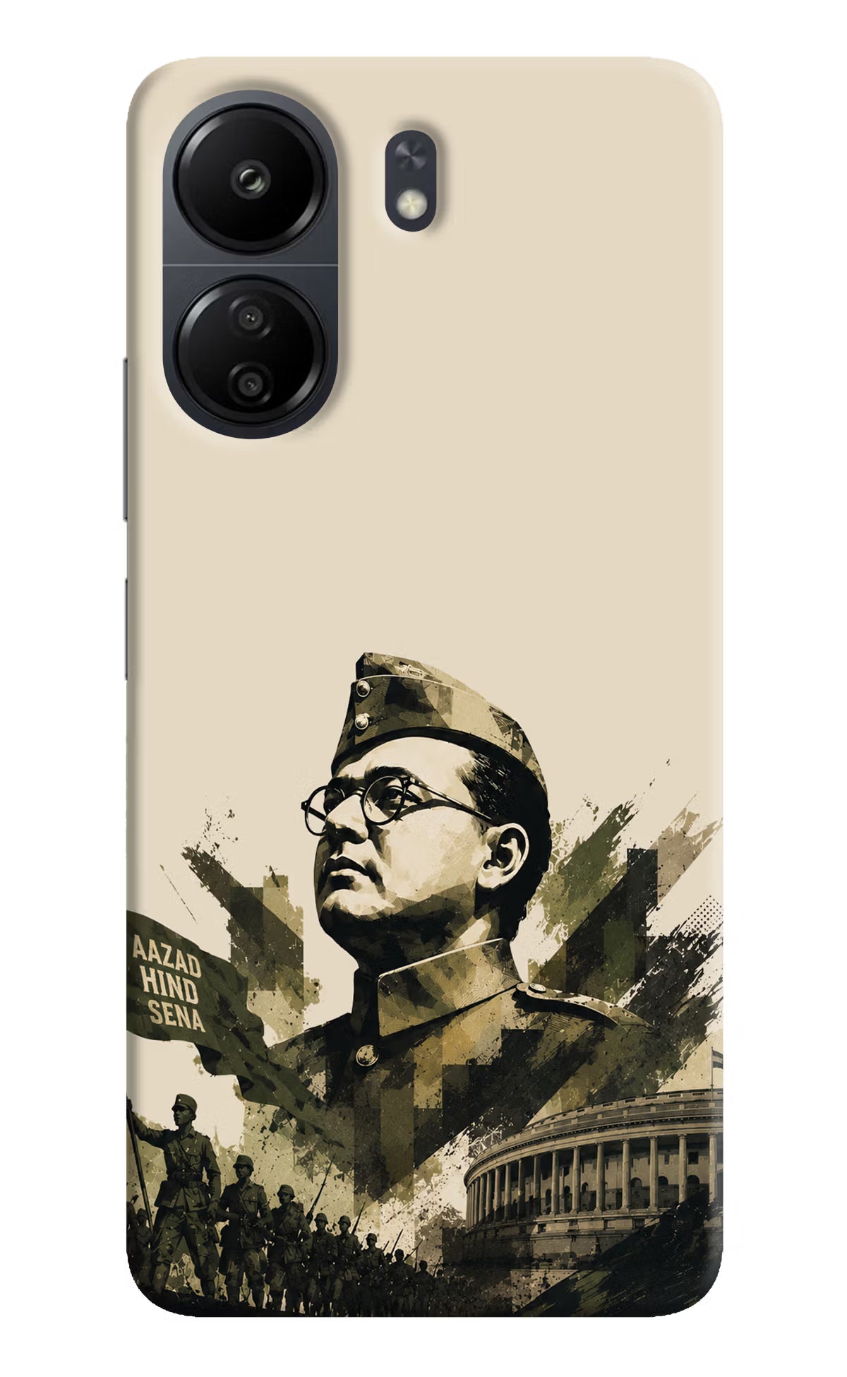 Netaji Rising Poco C65 Back Cover