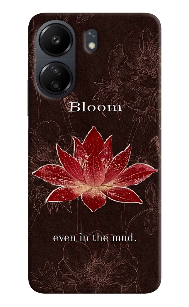 Bloom Poco C65 Hard Case Back Cover by Casekaro