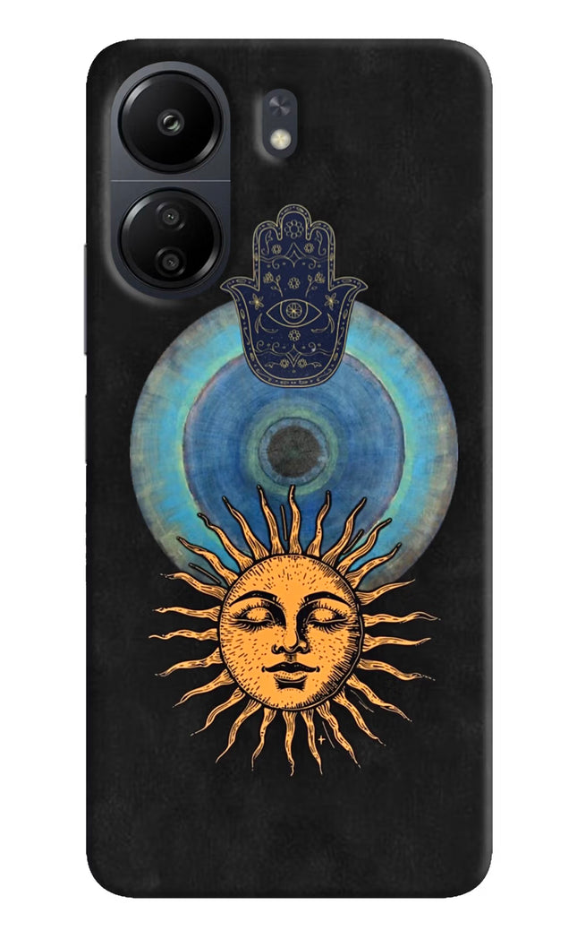 Divine Sun Poco C65 Hard Case Back Cover by Casekaro