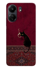 Midnight Cat Poco C65 Back Cover