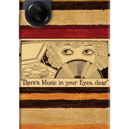 Vinyl Stripes Poco C65 Hard Case Back Cover by Casekaro