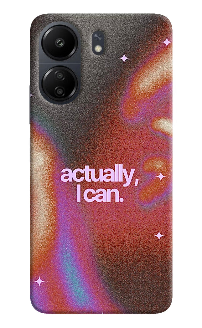 Pink Aura Poco C65 Hard Case Back Cover by Casekaro