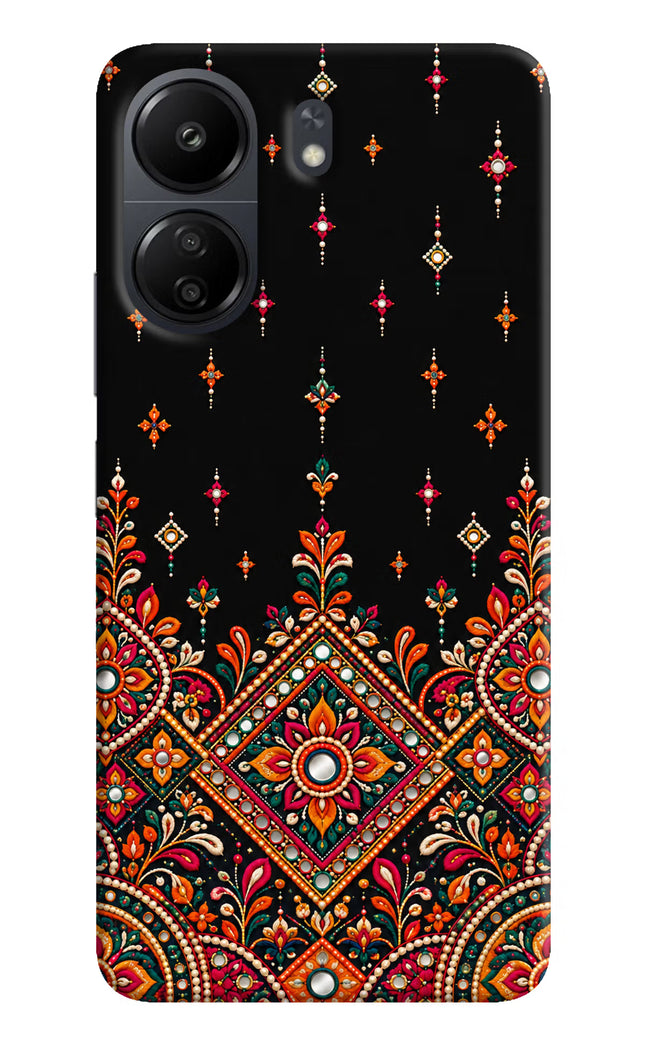 Noir Mehfil Poco C65 Hard Case Back Cover by Casekaro