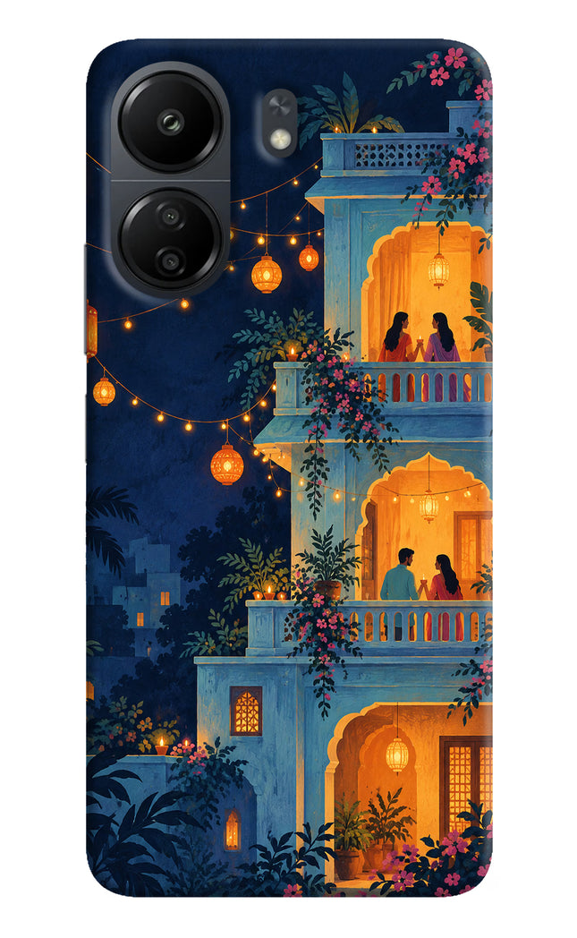 Balcony Glow Poco C65 Back Cover