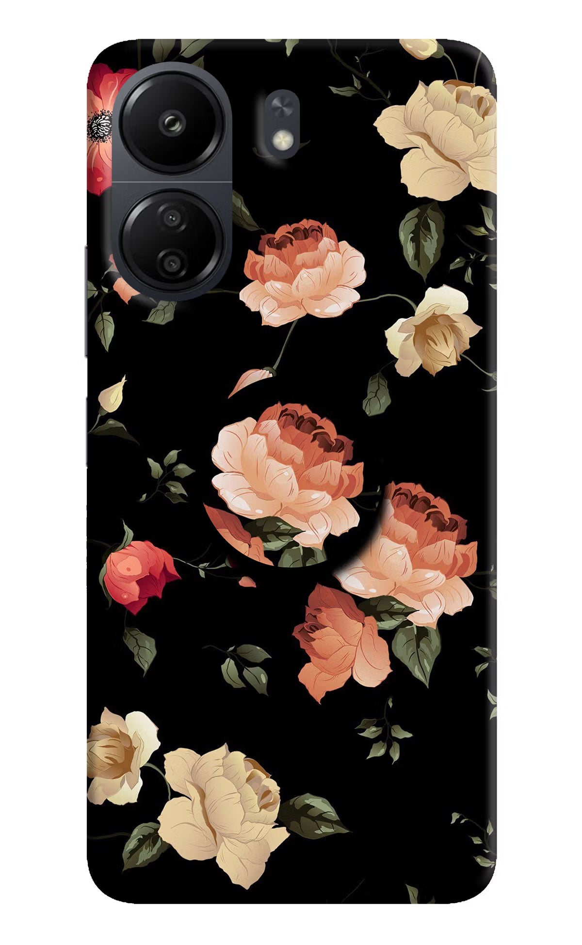 Flowers Poco C65 Pop Case by Casekaro