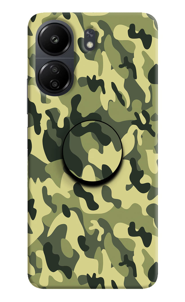 Camouflage Poco C65 Pop Case by Casekaro