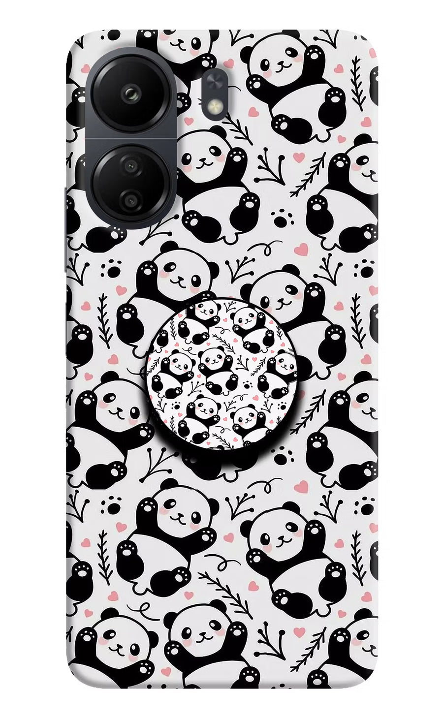 Cute Panda Poco C65 Pop Case, Hard case