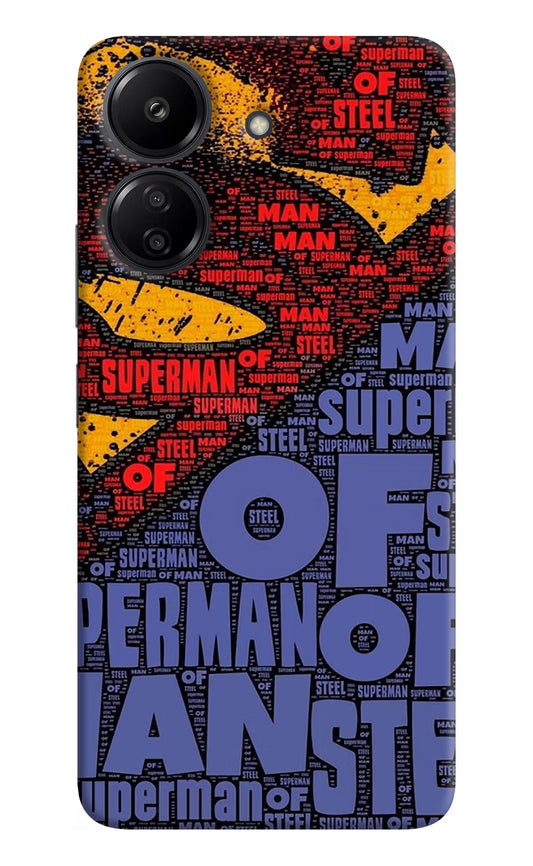 Superman Redmi 13C 4G Hard Case Back Cover by Casekaro