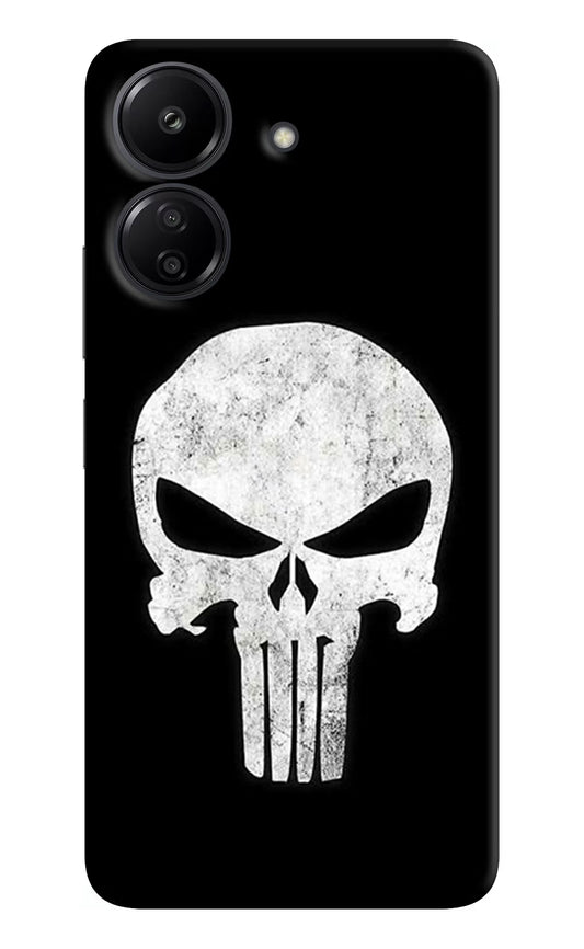 Punisher Skull Redmi 13C 4G Hard Case Back Cover by Casekaro