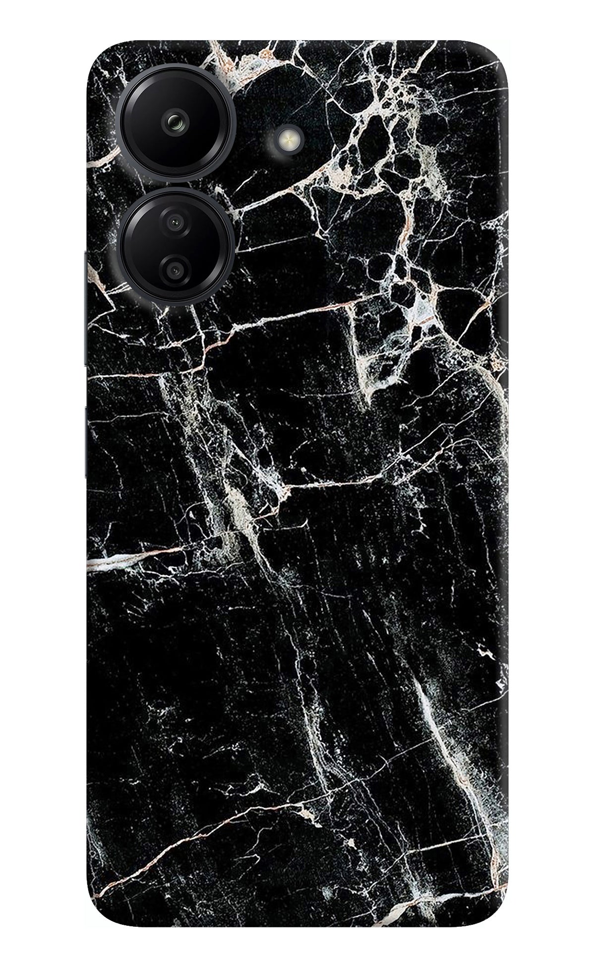 Black Marble Texture Redmi 13C 4G Back Cover