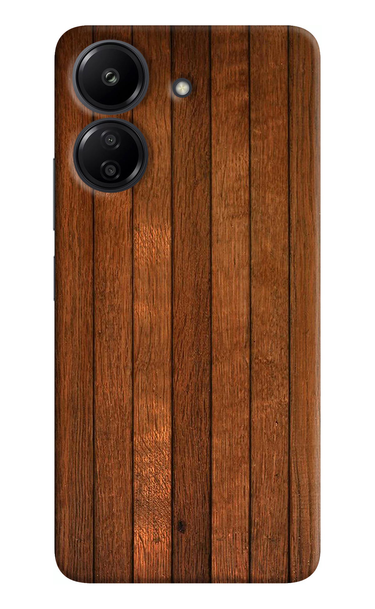 Wooden Artwork Bands Redmi 13C 4G Back Cover